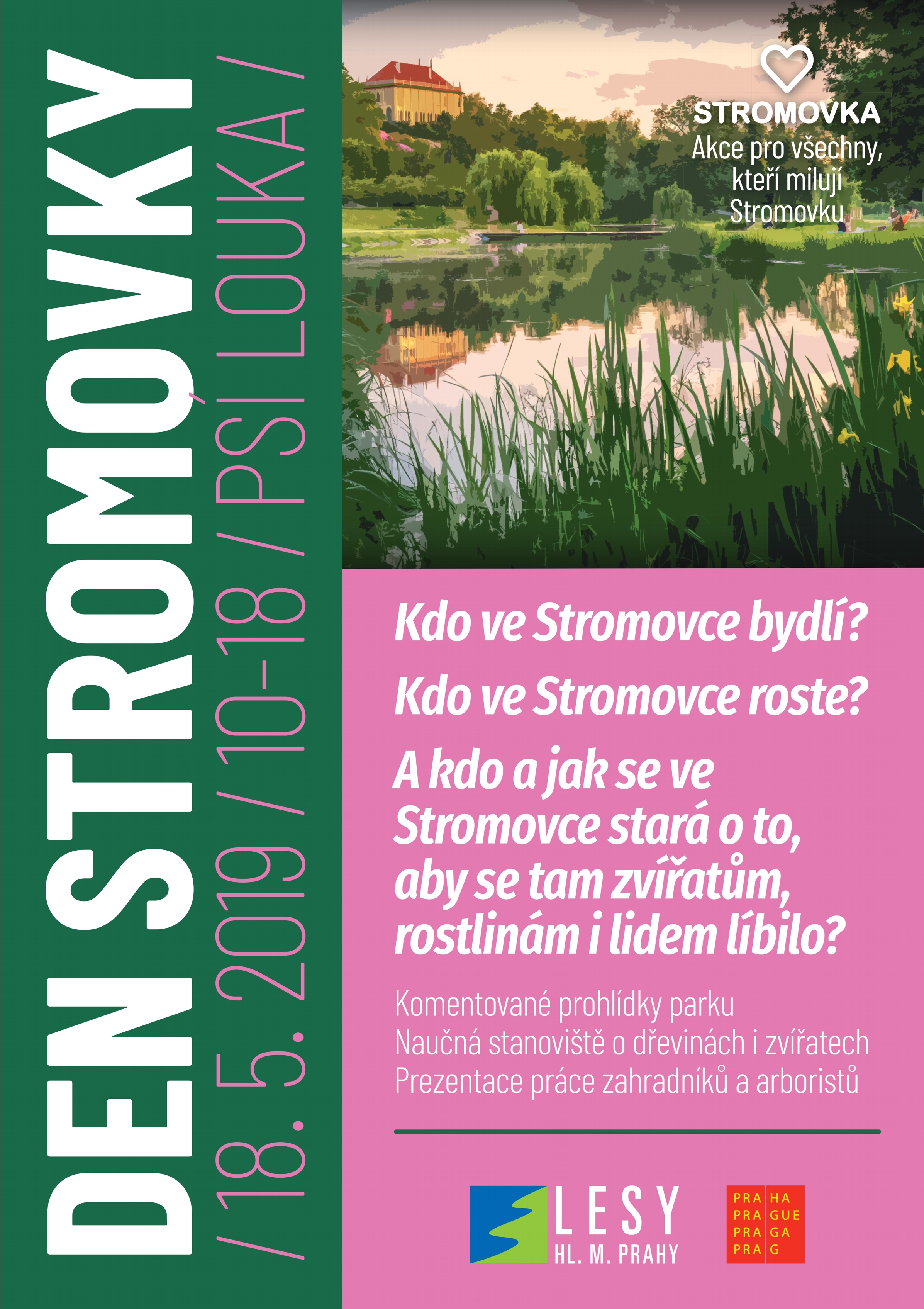 Lesy HMP, Den Stromovky 2019, plakát