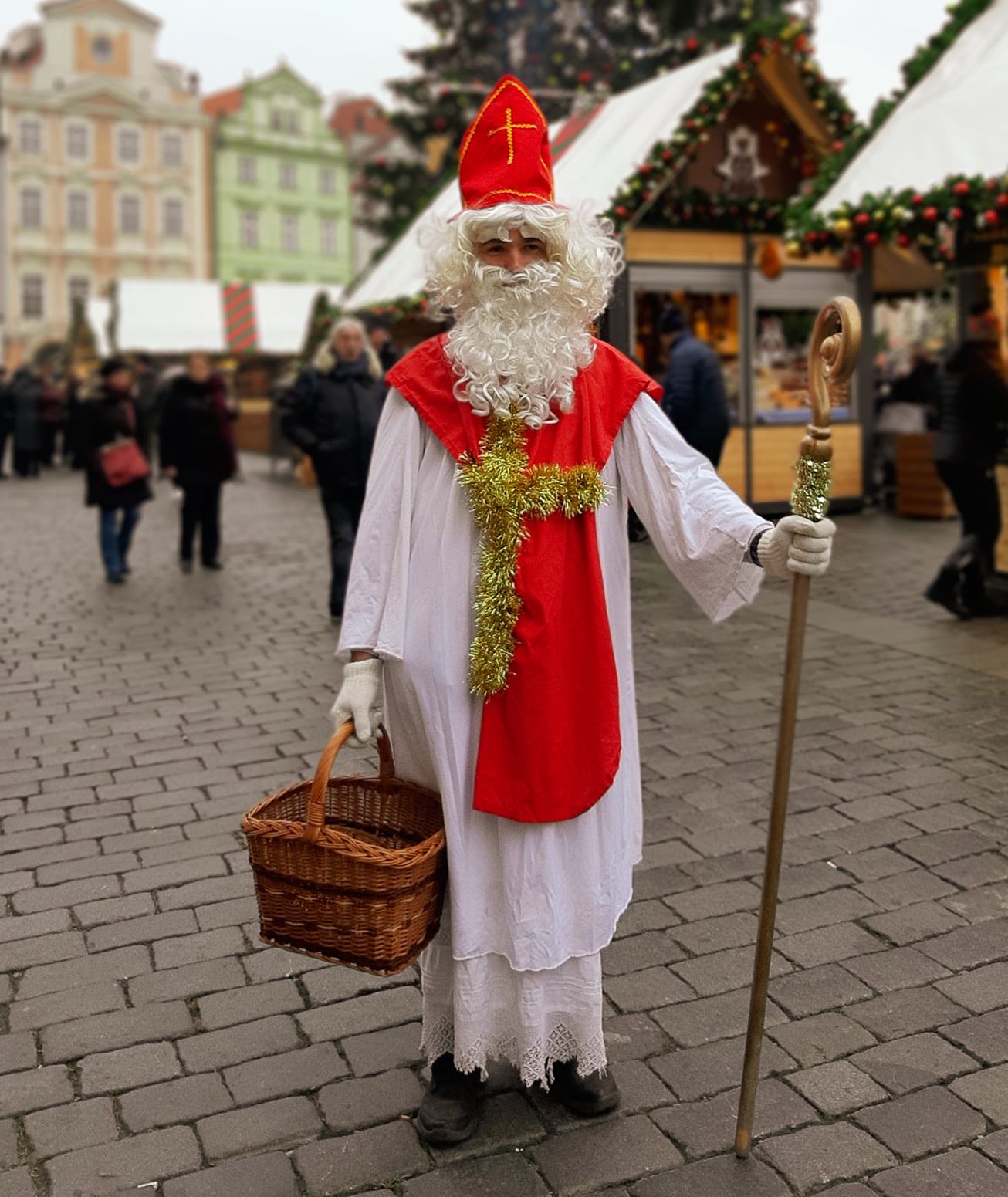 Mikuláš na Staroměstském náměstí