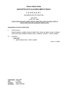 Usnesení Zastupitelstva hl. m. Prahy č. 20-10 ze dne 23.1.2025, k návrhu obecně závazné vyhlášky, která stanoví místa, na kterých nelze konat nebo propagovat veřejnou sbírku