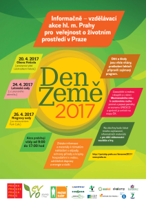 informační leták k akcím HMP k oslavě Dne Země 2017, PDF formá