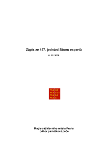 zápis 157 jednání sboru