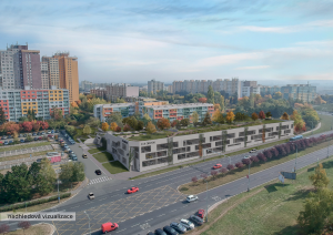 Vizualizace - parkovací dům Opatov