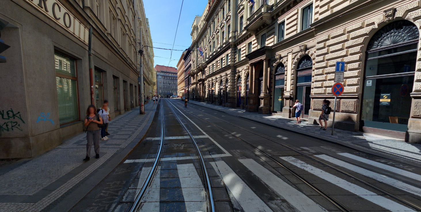 Tramvajová trať v Dlážděné ulici