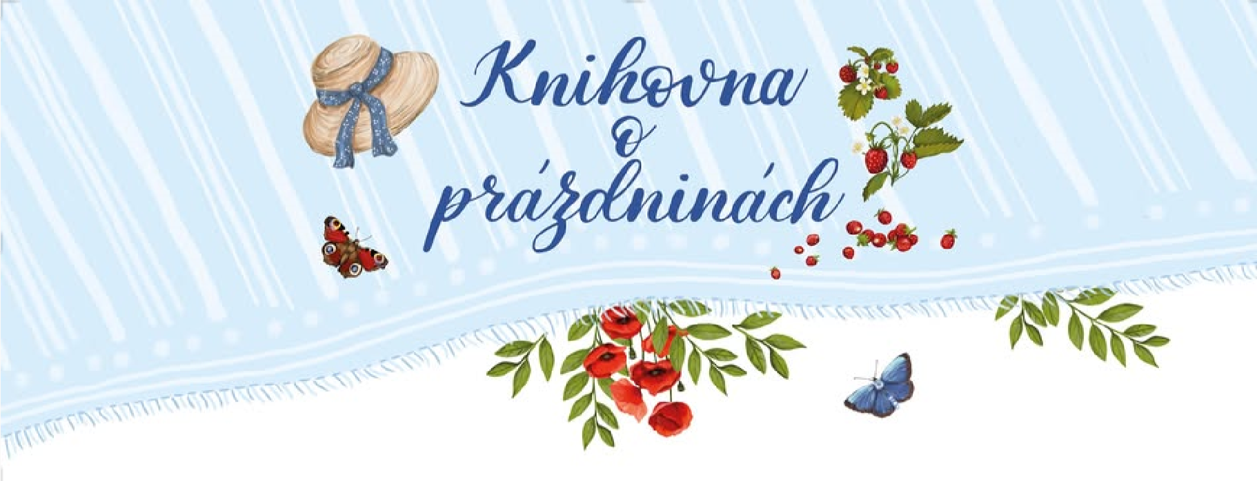 Vizuál - Knihovna o prázdninách 2025