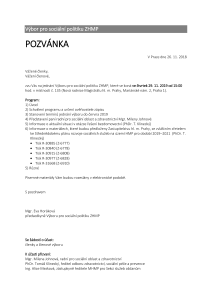 2853314_Pozvánka na jednání výboru, které se koná dne 29. 11. 2018