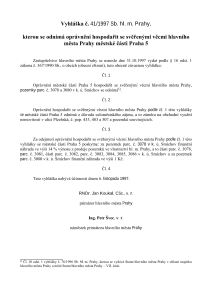 obecně závazná vyhláška č. 41/1997 Sb. hl. m. Prahy,