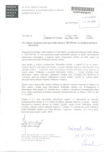 Poskytnutá informace na základě žádosti pana Ing. Strnada
