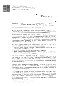 Poskytnutá informace na základě žádosti pana Mgr. Dohnala