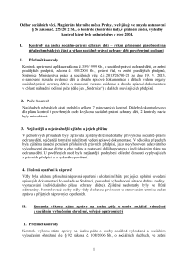 Přehled kontrol za odbor SOV rok 2024