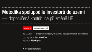 Metodika kontribuce investorů do území