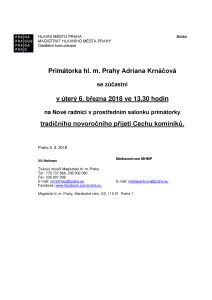 Tradiční novoroční přijetí Cechu kominíků
