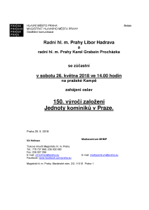 2691191_Zahájení oslav 150 let Jednoty kominíků v Praze