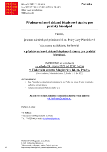 Představení nově získané bioplynové stanice pro  pražský bioodpad