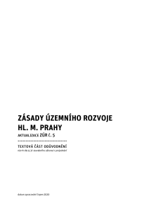 Textová část odůvodnění aktualizace č. 5