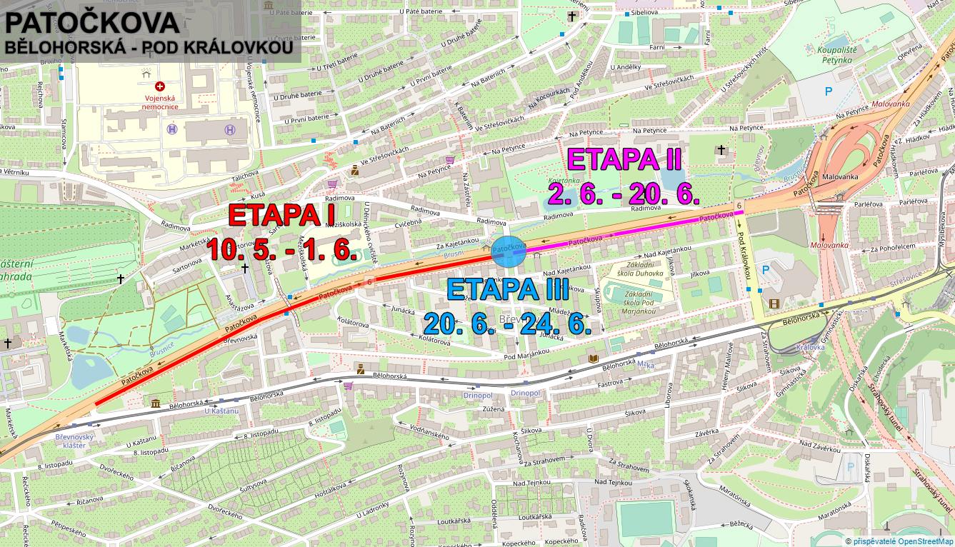 3266057_Mapa s vyznačením opravovaného úseku