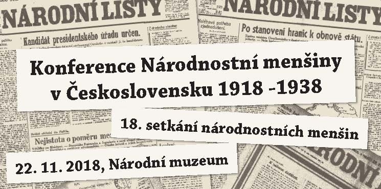 Národnostní menšiny v Československu 1918 -1938