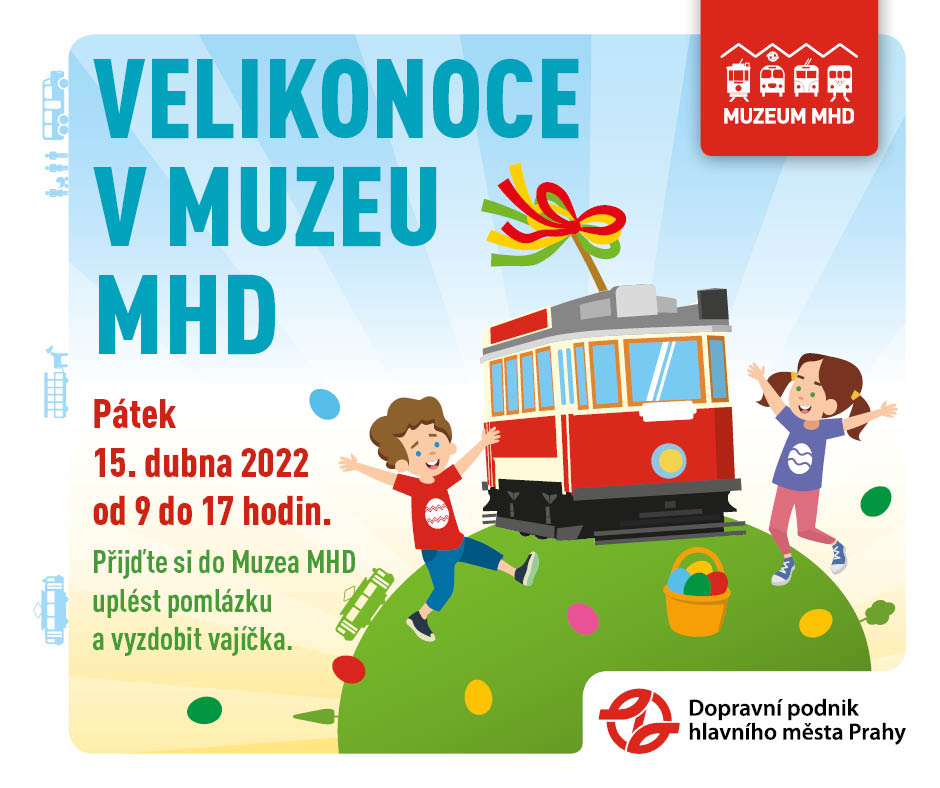 Plakát Velikonoce v Muzeu MHD