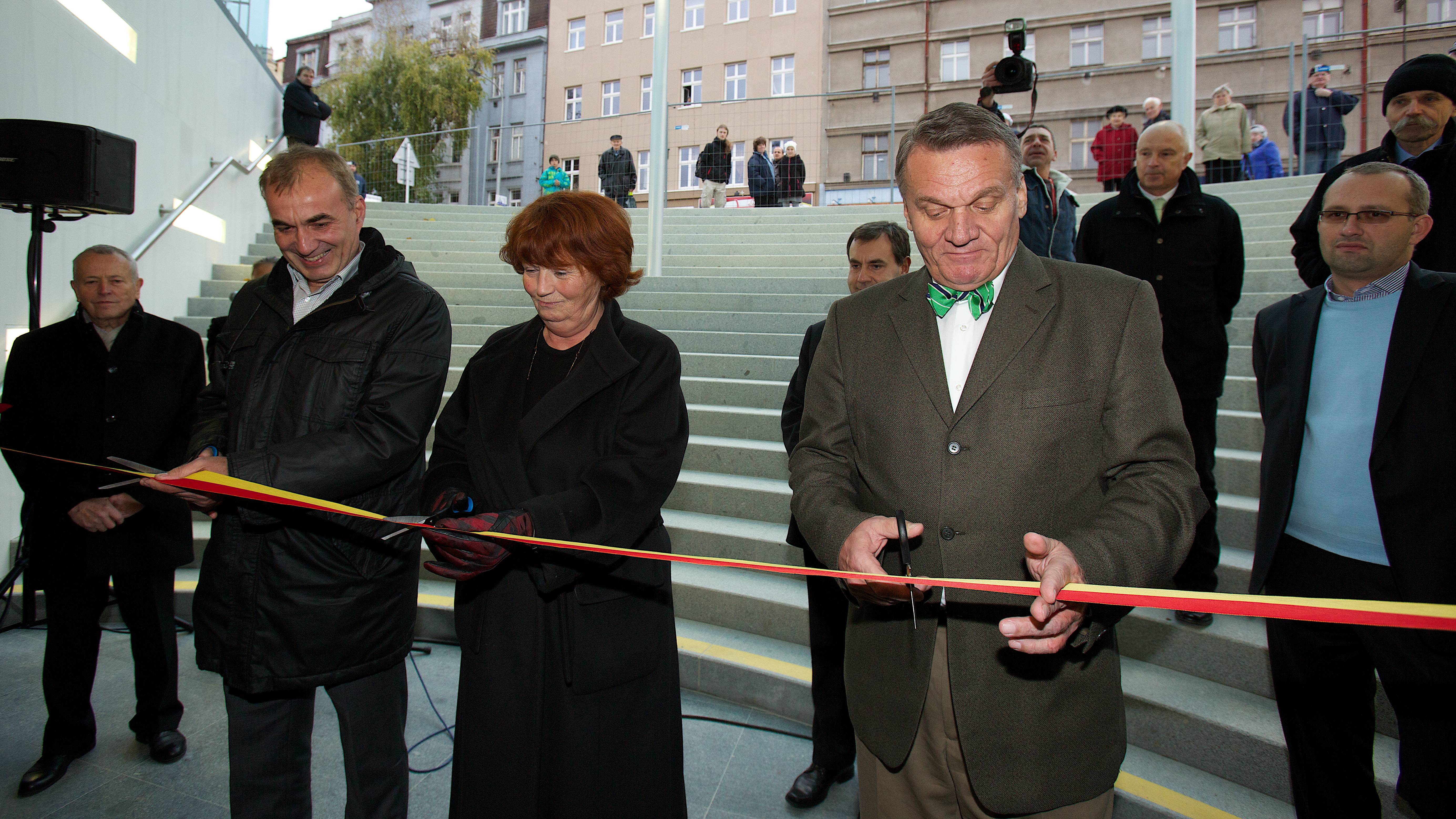 Primátor Svoboda slavnostně otevřel nový podchod Hradčanská