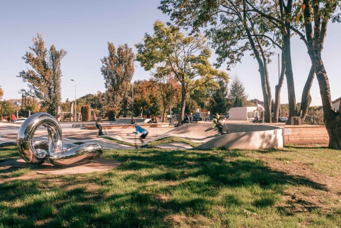 Soutěž Adapterra Awards 2023, projekt Skatepark Řeporyje, 700 pxl