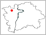 orientační mapka Prahy - Franciho studánka