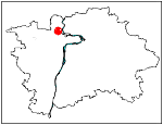 orientační mapka Prahy - studánka Pod Matějem