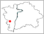 orientační mapka Prahy - katastrální území Slivenec