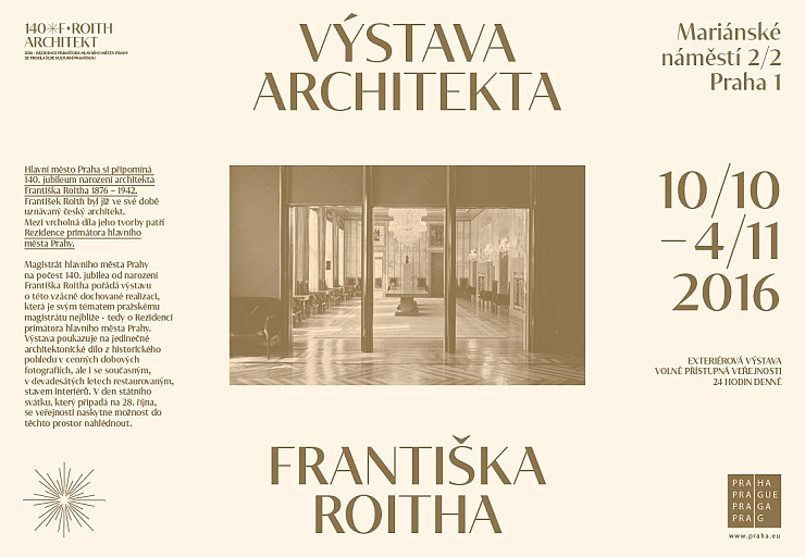 Architekt František Roith a Rezidence primátora hl. m. Prahy