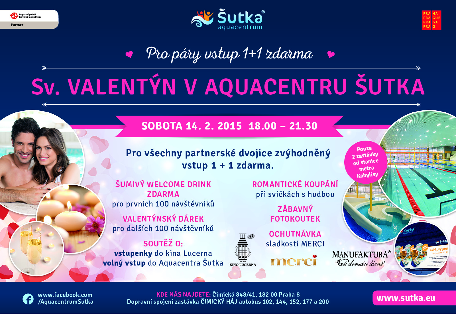 Sv. Valentýn v Aquacentru Šutka