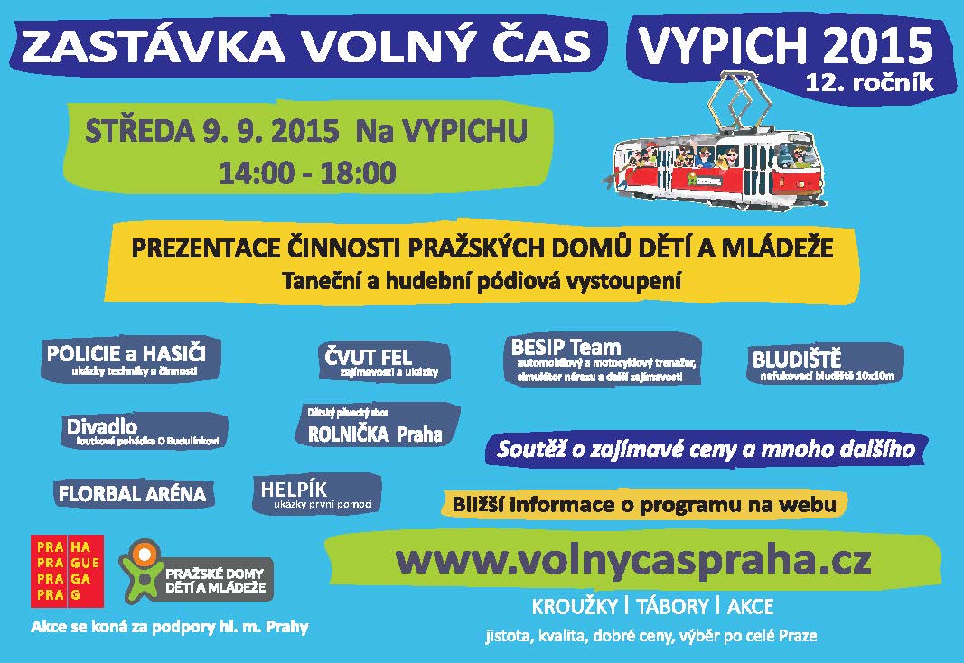 Zastávka volný čas Vypich 2015