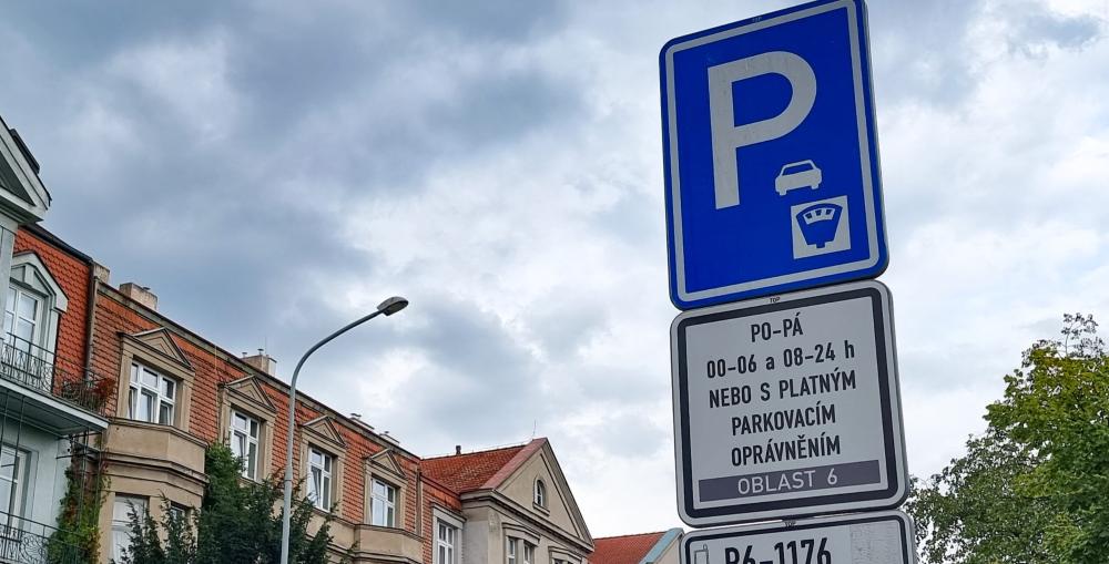 Ilustrační foto - zóna placeného stání