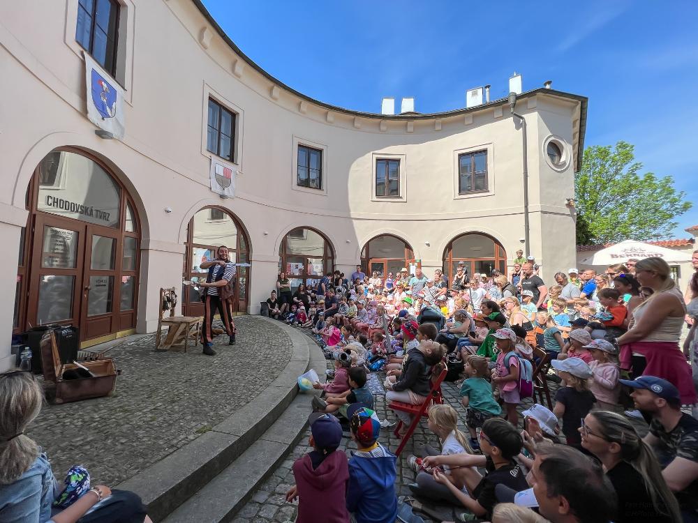 Z kulturní akce na Chodovské tvrzi